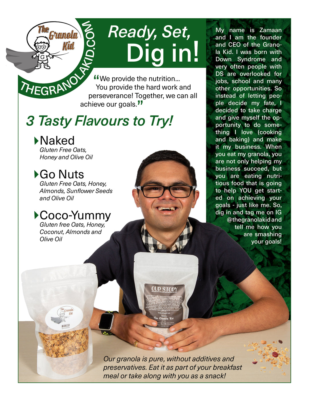 The Granola Kid 3 Pack Combo Subscription