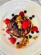 Oat Pancakes Topped with Naked Granola 